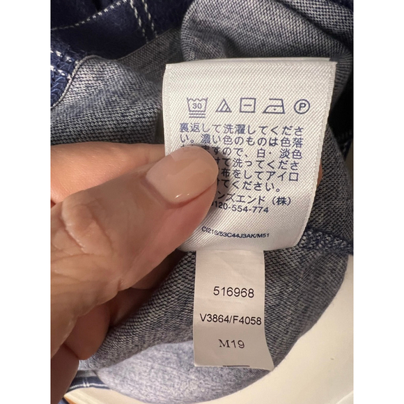 Women's Lands' End Plaid Dress Size XL Blue - Picture 4 of 8